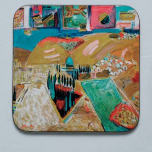 תחתית לספל  "ירושלים"