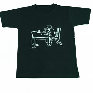 חולצה מאוירת לילדים- כלב